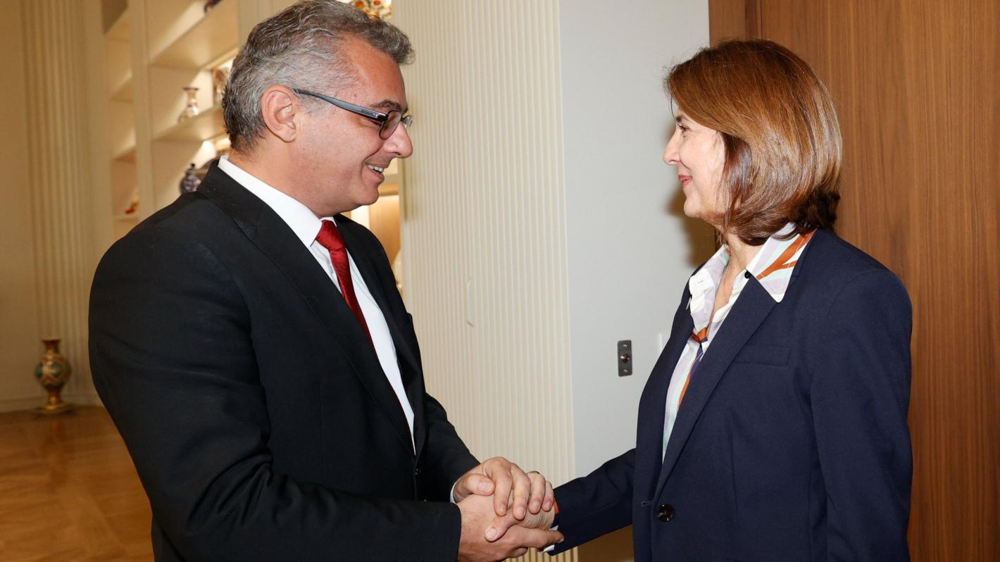 Personal Envoy María Ángela Holguín Meets with Tufan Erhürman Ahead of Leaders’ Meeting