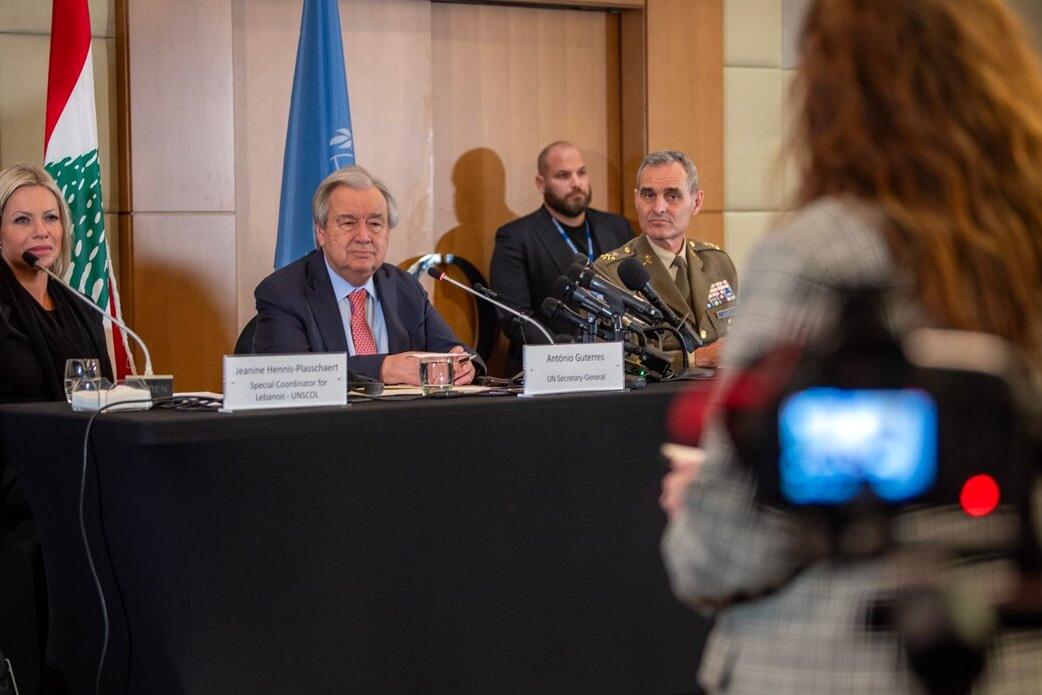 Secretary-General's press conference in Beirut, Lebanon