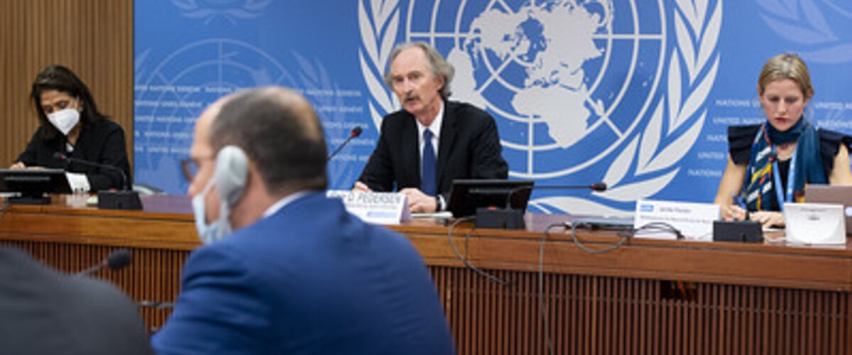 United Nations Special Envoy Addresses the Media