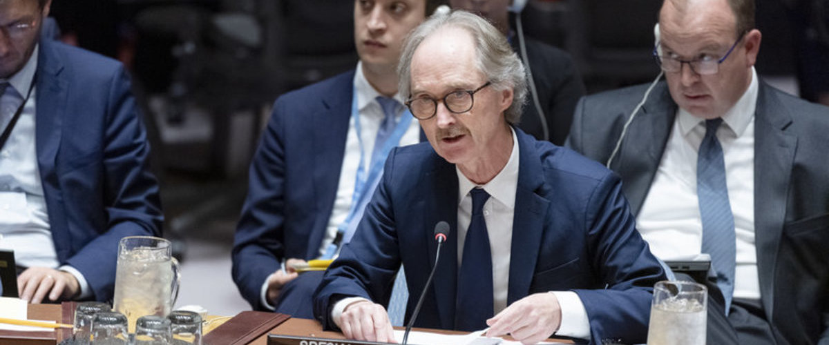 United Nations Special Envoy for Syria Mr. Geir O. Pedersen Briefs the Security Council